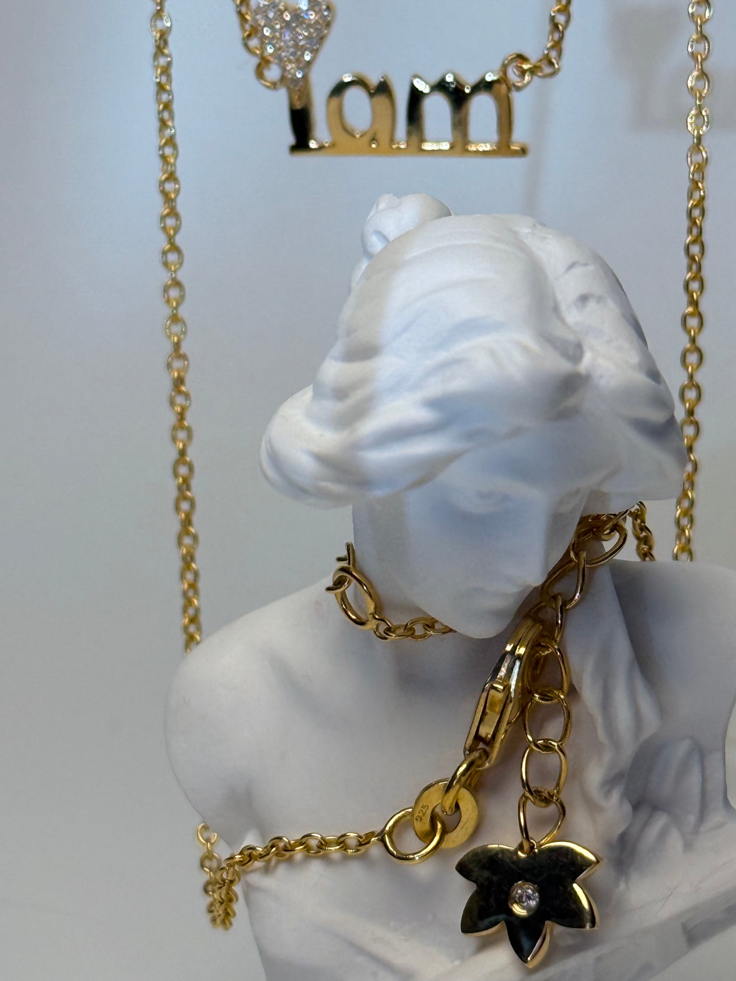 “I love who I am” Necklace -Gold