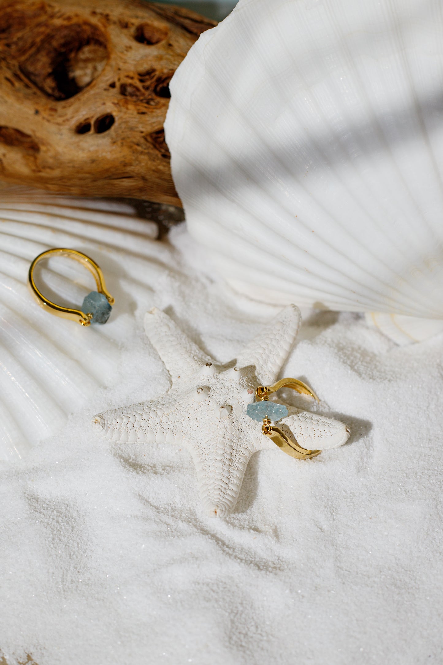 Aquamarine Serenity Ring
