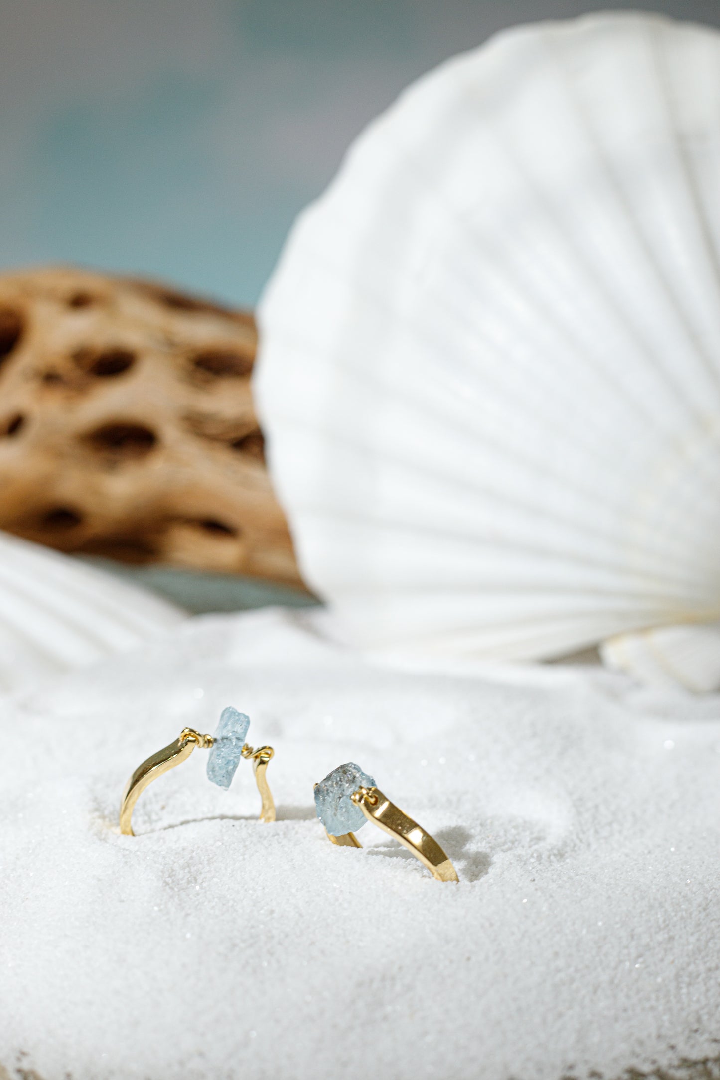 Aquamarine Serenity Ring