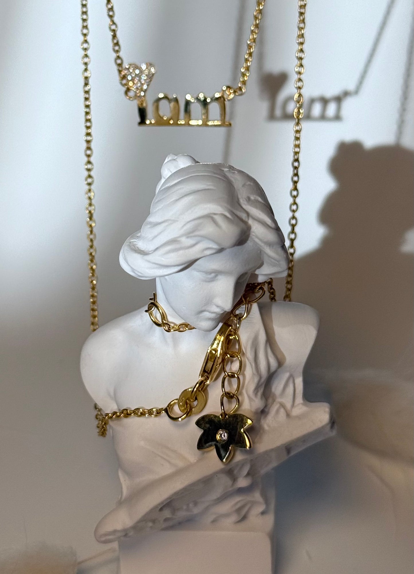 “I love who I am” Necklace -Gold