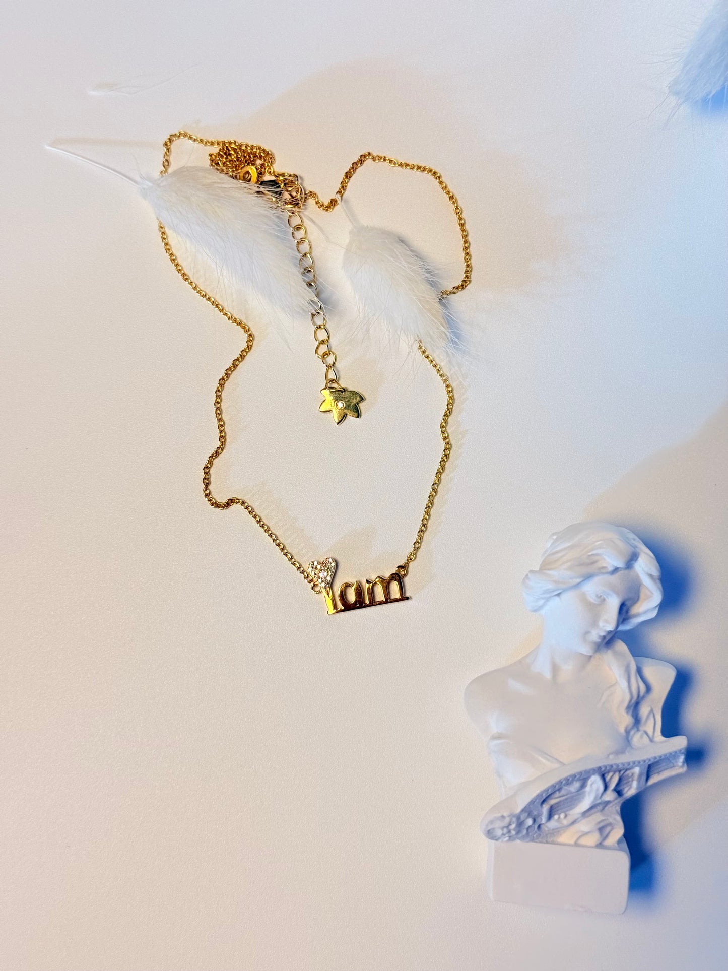 “I love who I am” Necklace -Gold