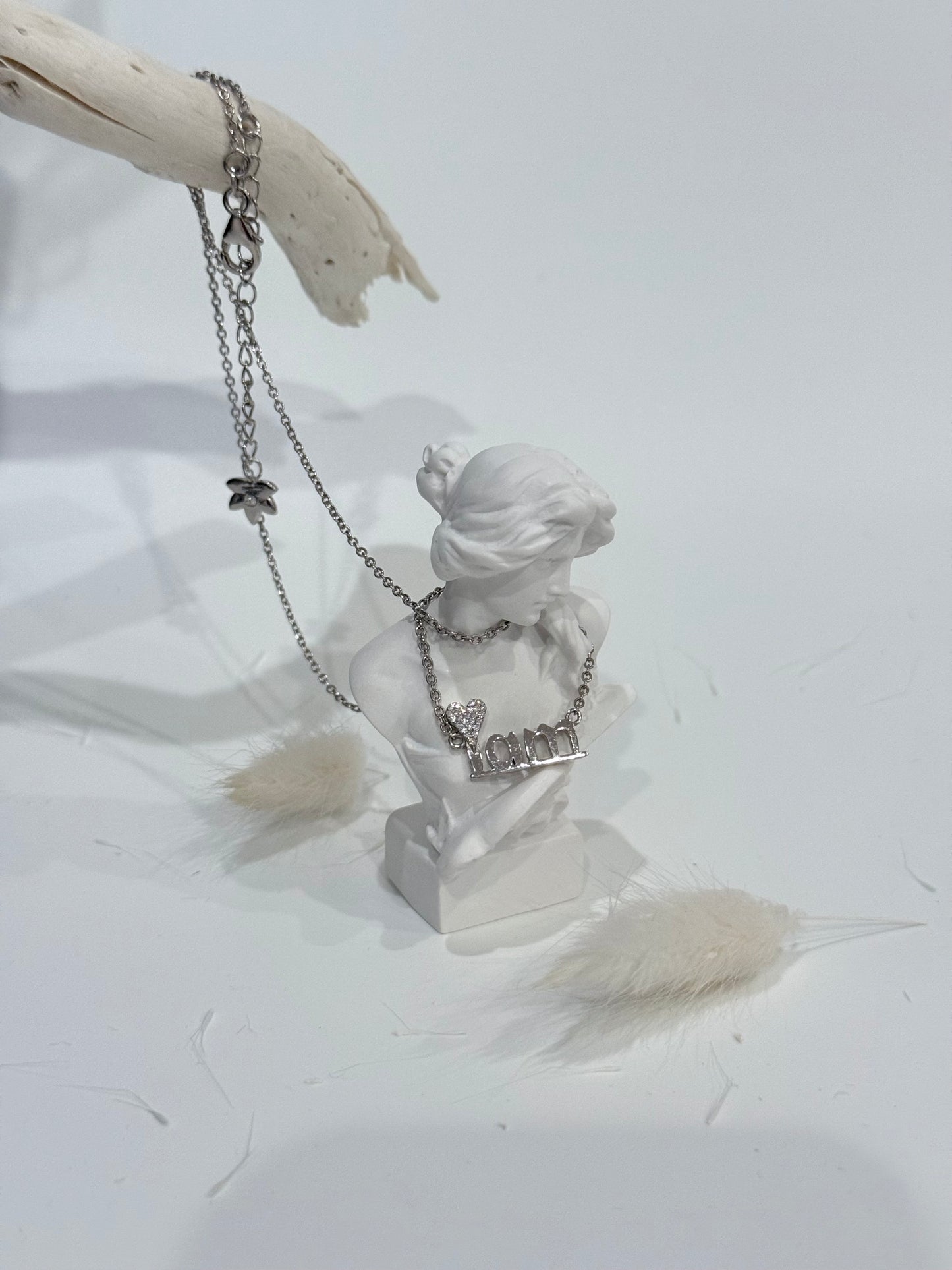 "I love who I am" Necklace - Silver