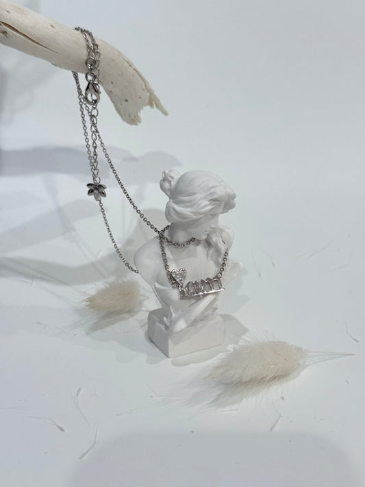 "I love who I am" Necklace - Silver