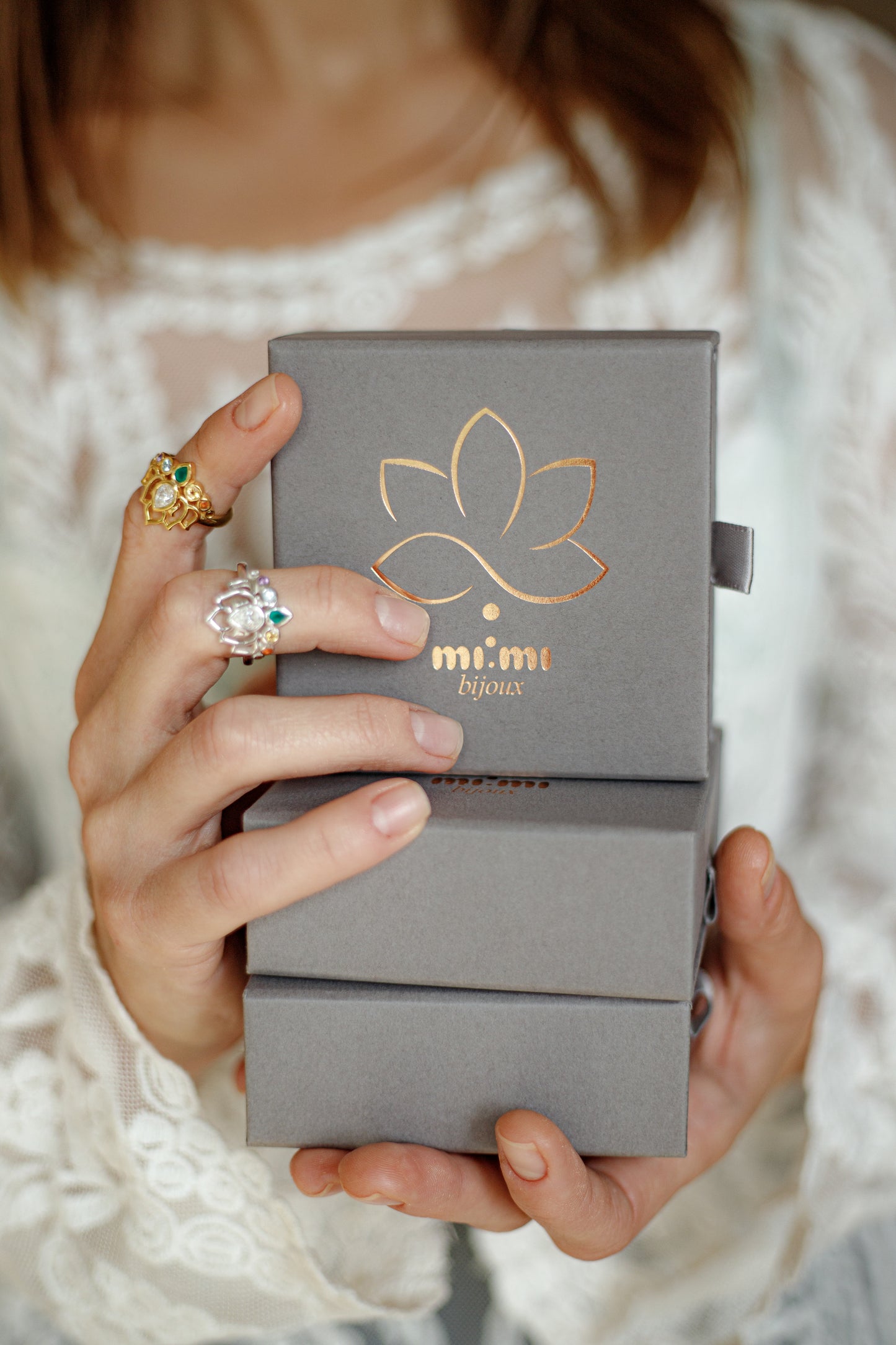 Lotus Bloom Ring-Silver
