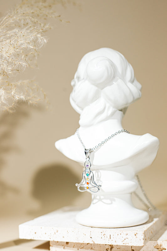 Sacred Balance Necklace-Silver