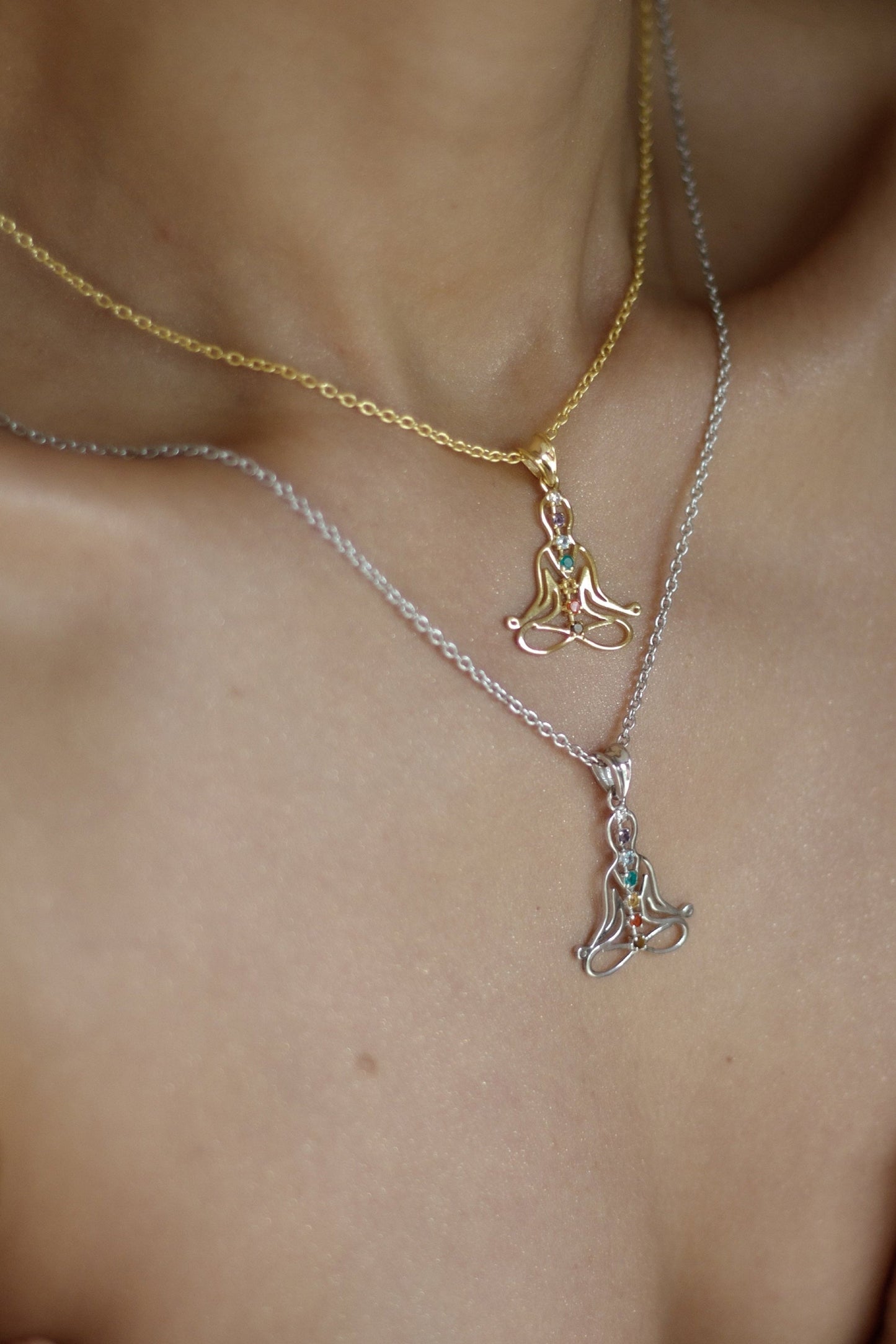 Sacred Balance Necklace-Silver