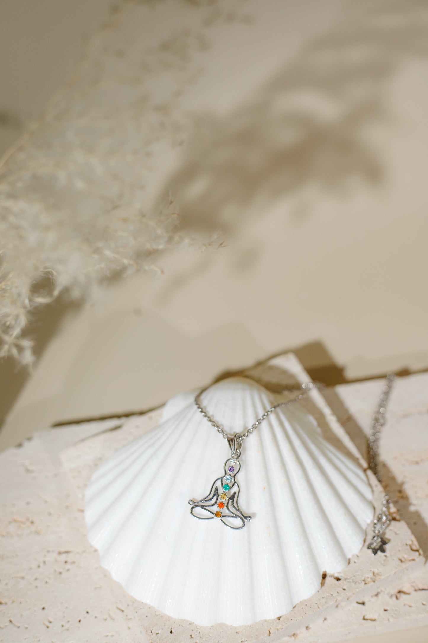 Sacred Balance Necklace-Silver