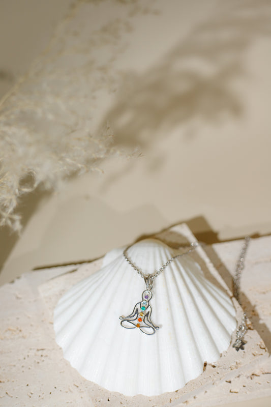 Sacred Balance Necklace-Silver